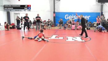 38 lbs Rr Rnd 6 - Karalena Rodriguez, Lady Warriors United - W vs Levi Dunkin, Valkyrie Girls WC - W