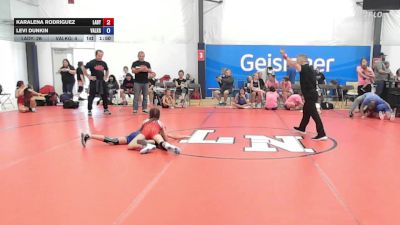 38 lbs Rr Rnd 6 - Karalena Rodriguez, Lady Warriors United - W vs Levi Dunkin, Valkyrie Girls WC - W