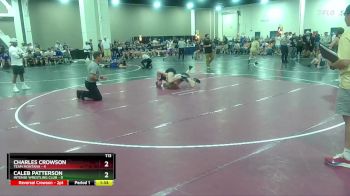 113 lbs Round 3 (6 Team) - Caleb Patterson, Intense Wrestling Club vs Charles Crowson, Team Montana