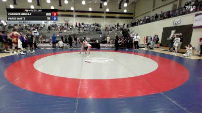 95 lbs Rr Rnd 2 - Cadence Grulla, Morris Fitness Wrestling Club vs Paris Watts, The Storm Wrestling Center