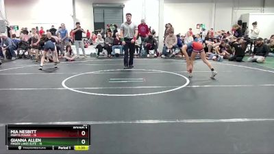 80 lbs Round 3 (6 Team) - Mia Nesbitt, Misfits Power vs Gianna Allen, Finger Lakes Elite