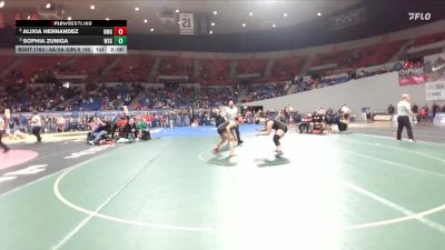 6A/5A Girls 190 Quarterfinal - Sophia Zuniga, West Salem Girls vs Alixia Hernandez, North Medford Girls