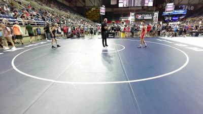 113 lbs Rnd Of 128 - Zack Samano, CA vs Jacob Kinzer, OK