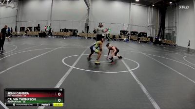 72 lbs Round 3 (4 Team) - John Cambra, Mat Assassins vs Calvin Thompson, Headhunters