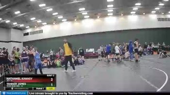 50 lbs Nathaniel Kanagy, JET vs Tanner James, Team Bear Red