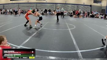 120 lbs Round 1 (8 Team) - Jonathan Herrera, FCA Hurricanes vs Sam Rankin, Riverheads MS Wrestling