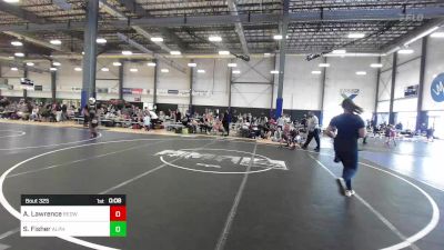 54 lbs Consolation - Alayna Lawrence, Redwave WC vs Sariah Fisher, Alpha Miami Grappling