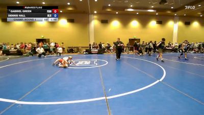 94 lbs Champ. Round 1 - Gabriel Green, Pennsylvania vs Dennis Hall, New Jersey