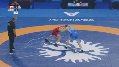 74 kg Qualif. - Nikita Dmitrijevs Mayeuski, Belarus vs Viktor Rassadin, Tajikistan