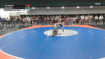 190 lbs Round Of 64 - Tre Driggett, FL vs Aidan Buck, GA