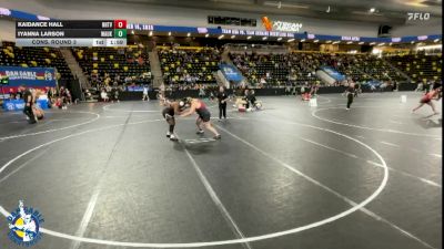 235 lbs Cons. Round 3 - Iyanna Larson, Waukon vs Kaidance Hall, New Hampton