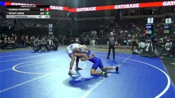 165 lbs 5th Place - Damian Montoya, Buchanan (CS) vs Wyatt Lewis, Clovis (CS)