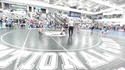 84 lbs Semis (4 Team) - Easton Radmall, Utah Gold vs Lincoln Burgess, Santas Misfits