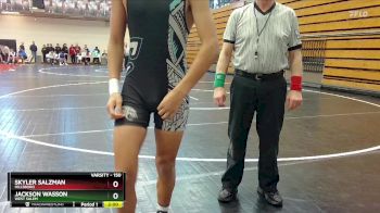 150 lbs Champ. Round 1 - Skyler Salzman, Hillsboro vs Jackson Wasson, West Salem