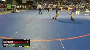 138 lbs Cons. Round 1 - Mason Johnson, West Fargo Sheyenne vs Hayden Mack, Grand Forks Central