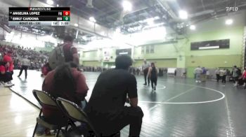 130 lbs Champ. Round 1 - Emily Cardona, MONROE vs Angelina Lopez, FREMONT