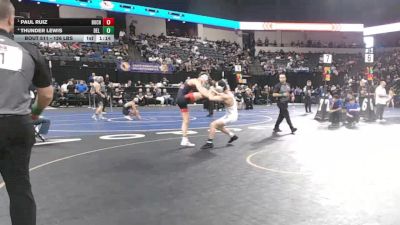 126 lbs Semifinal - Paul Ruiz, Buchanan (CS) vs Thunder Lewis, Del Norte (Cresent City) (NC)