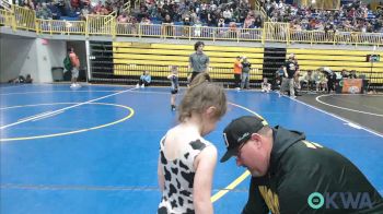 45 lbs Consi Of 8 #2 - Iris Morgan, Madill Takedown vs Clayton Lee Rogers, CYWC