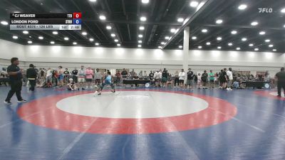 126 lbs Cons. Semis - CJ Weaver, Tullahoma Take Down vs London Ford, Stronghold