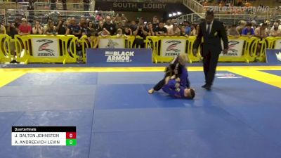 JAMES DALTON JOHNSTON vs ALEKSANDR ANDREEVICH LEVIN 2022 Pan Kids Jiu-Jitsu IBJJF Championship