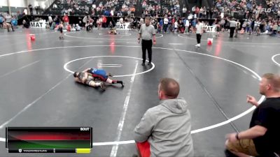 70 lbs Cons. Round 3 - Clayton Dowell, Republic Co Wrestling Club vs Elyaz Martinez, Westy Juniors-Futures Wrestlin