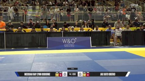 Jax Kato Oberio vs Messiah Ray Lynn Osborne 2025 Pan Kids Jiu-Jitsu IBJJF Championship