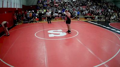 285 lbs Champ. Round 1 - Avery Kunzler, North East Hs vs Kohen Neiderhiser, Southmoreland Hs