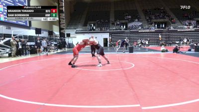 285 lbs Consi Of 8 #2 - Brandon Toranzo, Rutgers vs Sam Sorenson, Army