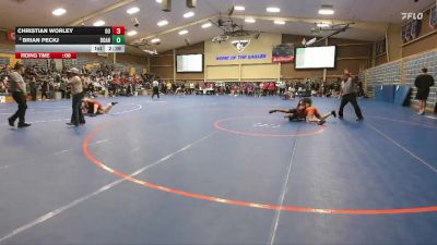 125 lbs Champ. Round 1 - Christian Worley, Ottawa University vs Brian Peckj, Doane