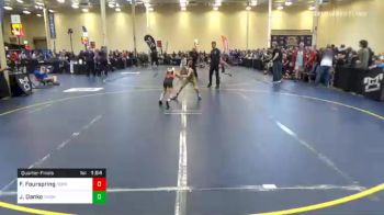 65 lbs Quarterfinal - Fenton Fourspring, Corry vs James Danko, Thomas Jefferson