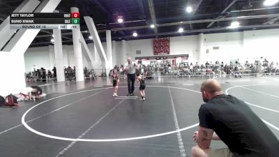 50 lbs Round Of 16 - Jett Taylor, Unattached vs Suho Kwak, Salem Elite Mat Club