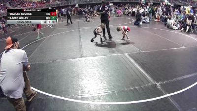 35-38 lbs Cons. Semi - Hadlee Bourge, Brady vs Lacee Willey, Bayard Wrestling Club