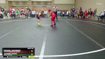 Round 1 - Gunner Adams, Dendy Trained vs Michael Lencrerot, Glasgow Wrestling Academy