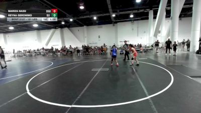 101 lbs Quarterfinal - Mariza Nasu, Coast Wr Acd vs Reyna Geronimo, 951 Wc