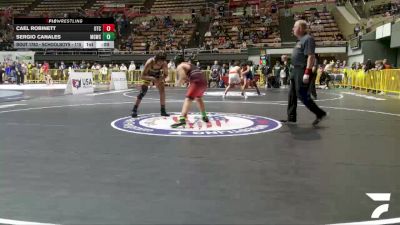 Schoolboys - 155 lbs Champ. Round 1 - Frankie Medina, Daniel Cormier Wrestling Club vs Ethan Sereno, Manteca Cobras Wrestling Club