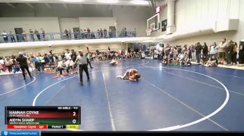 113 lbs Cons. Semi - Hannah Coyne, Elite Wrestling vs Aidyn Sharp, Uintah Girls Wrestling