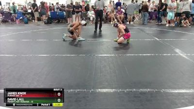 92 lbs Round 2 (4 Team) - James Knox, Pursuit WA vs David Lall, Moser`s Mat Monster