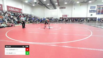 150 lbs Round Of 32 - Caleef Caldwell, Montville vs Cory Scott, Coventry