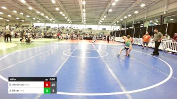 85 lbs Rr Rnd 3 - Shay Krysinski, Micky's Minions Blue vs Jett Hines, Felix Wrestling Academy