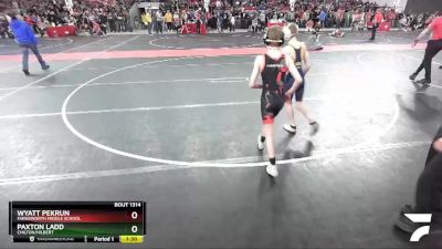 80 lbs Cons. Round 2 - Paxton Ladd, Chilton/Hilbert vs Wyatt Pekrun, Farnsworth Middle School