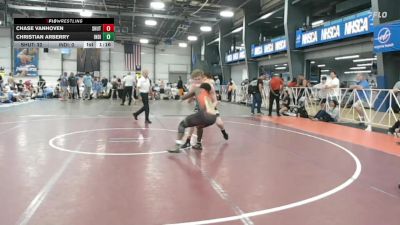 160 lbs Round Of 16 - Chase Vanhoven, Team Shutt Van Hoven vs Christian Arberry, Indiana Outlaws Black