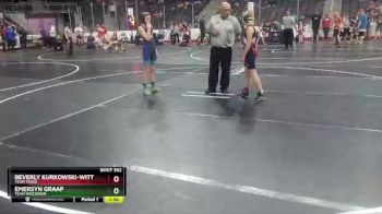 85 lbs Cons. Semi - Beverly Kurkowski-Witt, Team Texas vs Emersyn Graap, Team Wisconsin