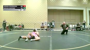 116 lbs Consolation - Auriana Wakinekona, Grapplers HI vs Marlina Martinez, Salem Elite
