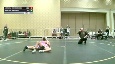 116 lbs Consolation - Auriana Wakinekona, Grapplers HI vs Marlina Martinez, Salem Elite