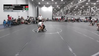 132 lbs Round 5 (6 Team) - Greg Ladden, Team Tugman WC vs Arihant Boddu, Whitted Trained