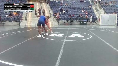 285 lbs Cons. Round 4 - Ja?Quavian Daniels, Brewton-Parker (GA) vs Sebatian Echeverria, Southern Oregon
