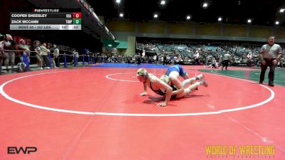 157 lbs Round Of 32 - Cooper Sheesley, USA Gold vs Zack McCann, Timpanogos Wrestling