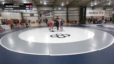 79 kg Champ. Rd Of 128 - William Henckel, NLWC/TMWC vs Ryan Ford, Skwc