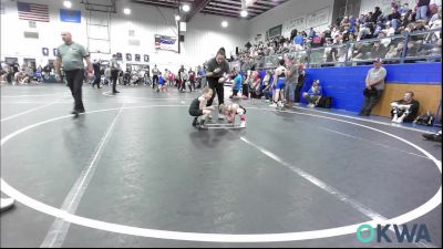 43 lbs Consi Of 8 #2 - Henry White, Murray County Takedown Club vs Bryar Tompkins, Blanchard Wrestling Club