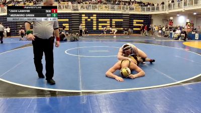 189 lbs Quarterfinal - Zach LaBryer, Thomas Jefferson vs Nezumiiro Green, Pitts. Central Catholic